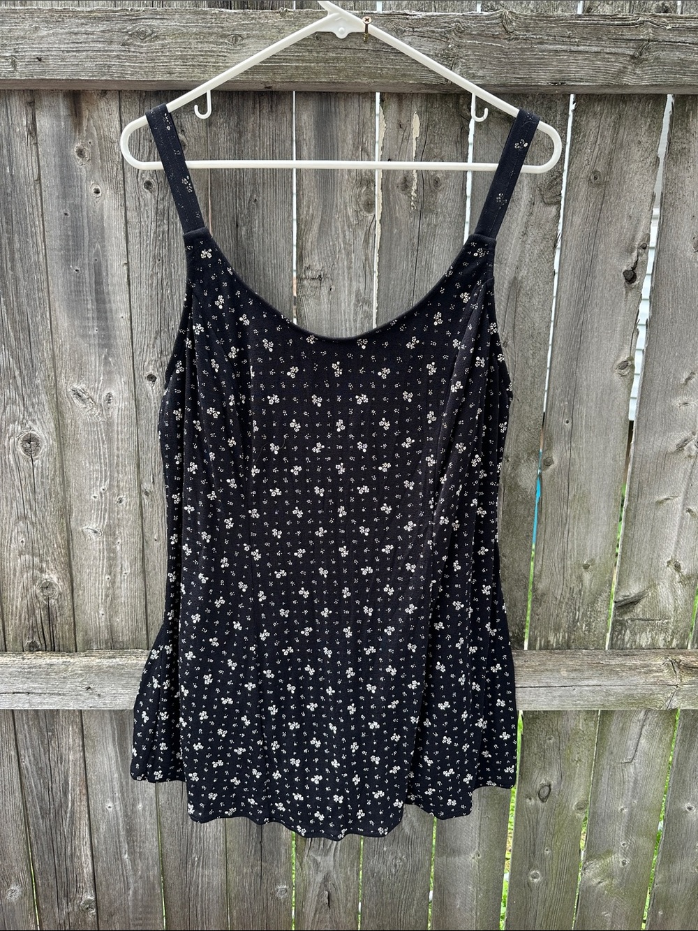 Black Floral tank swim dress - Women